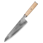 8-Inch 67 Layers Powder Damascus Chef Knife, Damascus Kitchen Knife, Professional Chef’s Knife, Damascus 8 inch Cooking Knife, Sharp Chef Knife