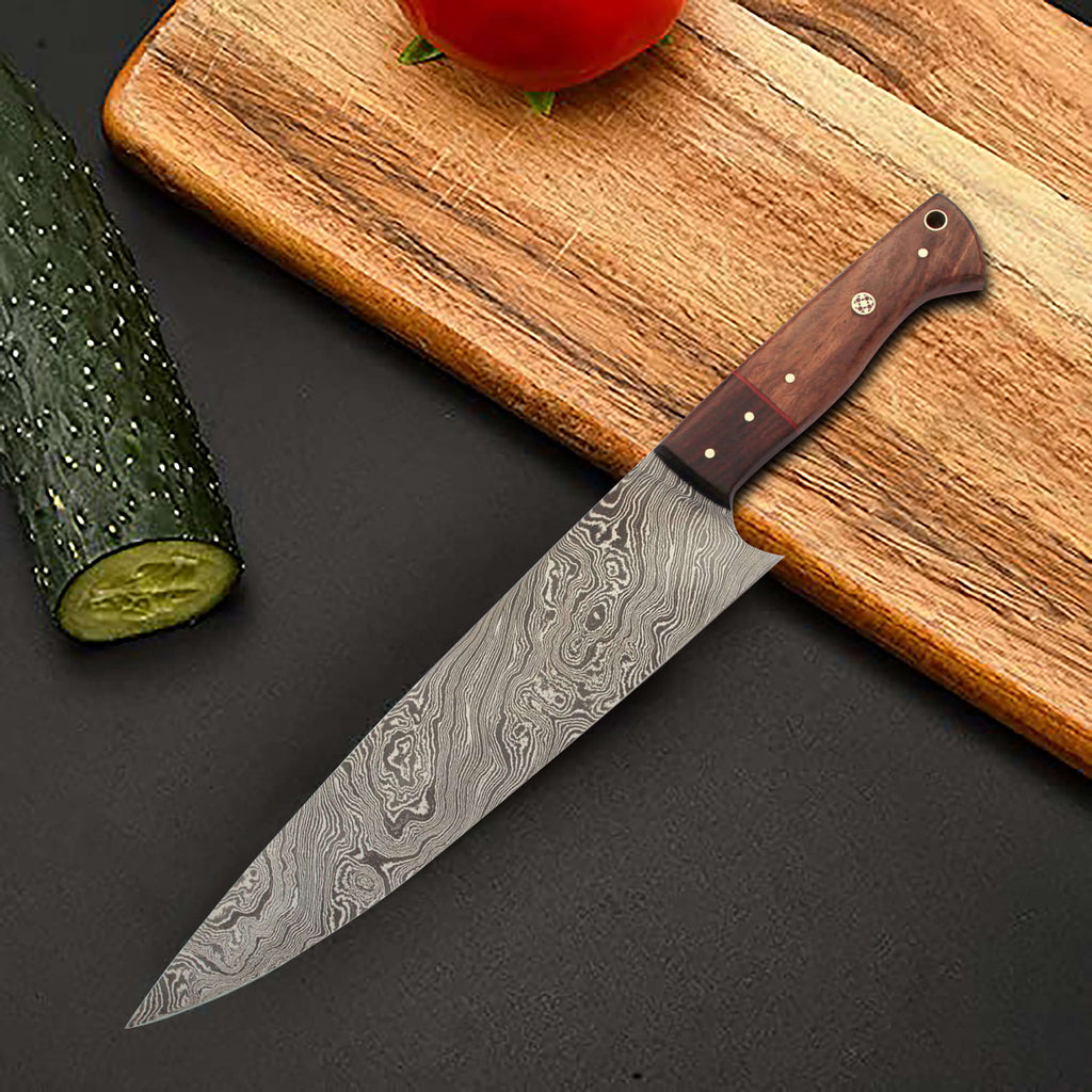 XINZUO 8.5 Inch Chef Knives High Carbon Chinese VG10 67 Layer Damascus  Kitchen Knife Stainless Steel Gyuto Knife Rosewood Handle